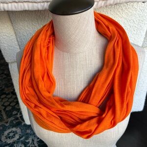 Vibrant Orange Infinity Scarf